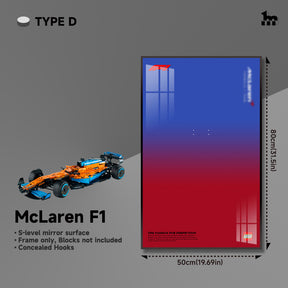 Wall Display Frame For LEGO® Technic™ F1 Series