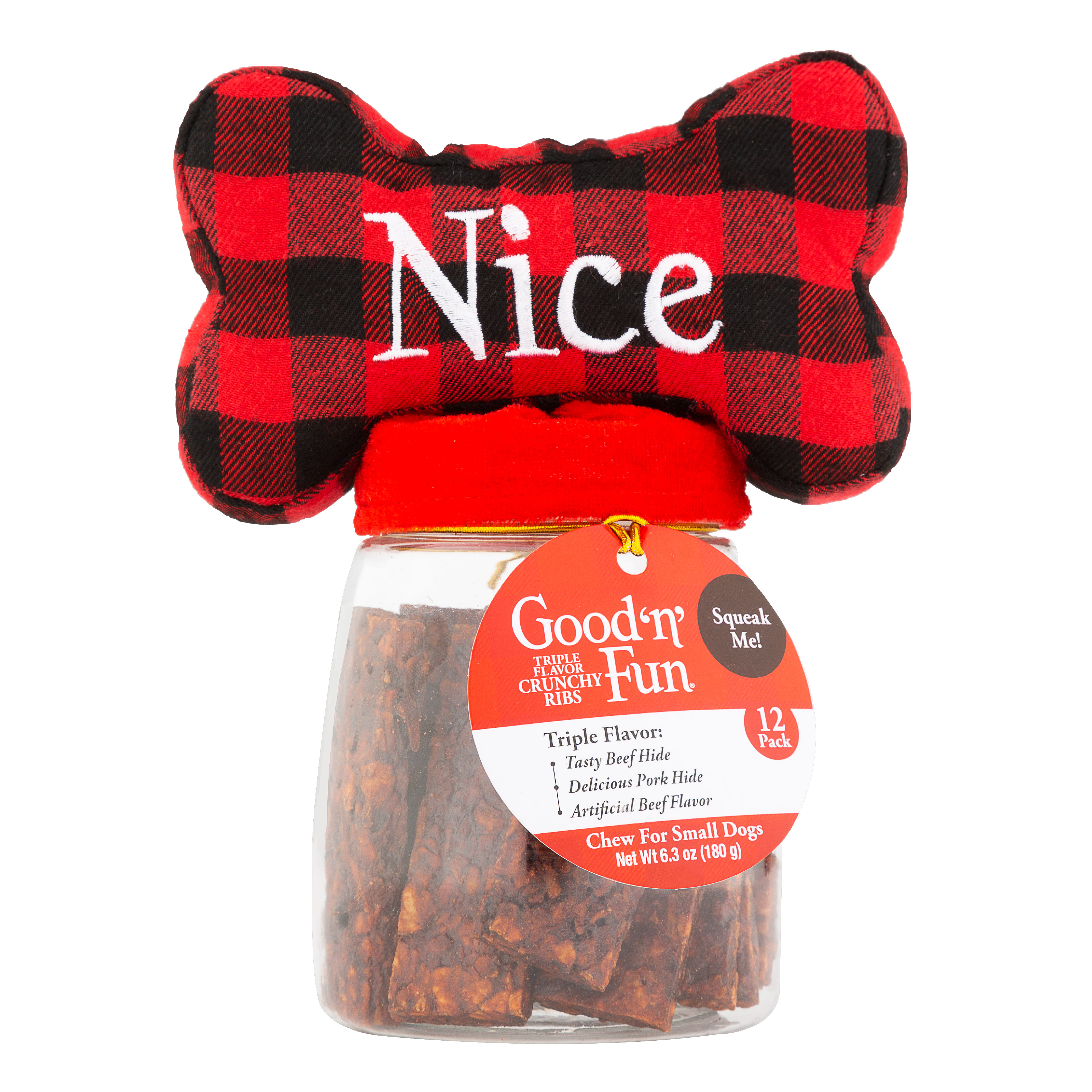 Triple Flavor Crunchy Ribs - Holiday Plush Jar